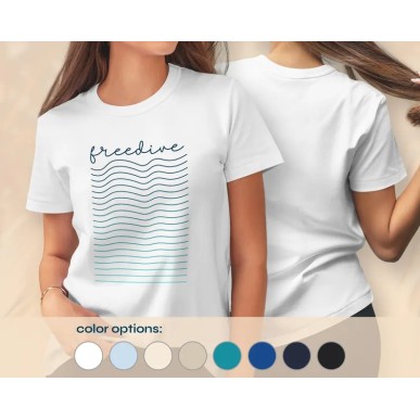 T-shirt Femme Vagues