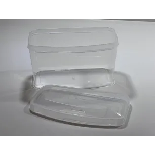 Scatola per maschera in plastica trasparente