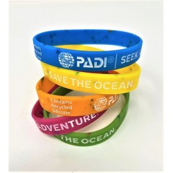 PADI Wristbands - Seek Adventure. Save the Ocean.