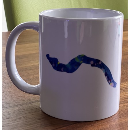 Tasse mit Freediving Motiv