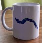 Tasse mit Freediving Motiv