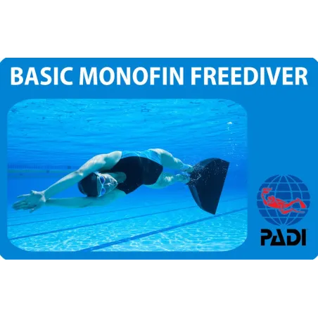 PADI Basic Monofin Freediver specialty course