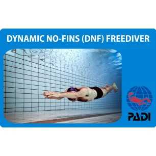 PADI Dynamic No-Fins (DNF) Freediver specialty course