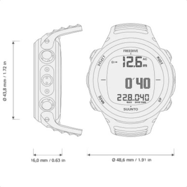 Suunto D4f ordinateur de plongée libre