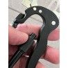 Carabiner folding knive