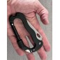 Carabiner folding knive